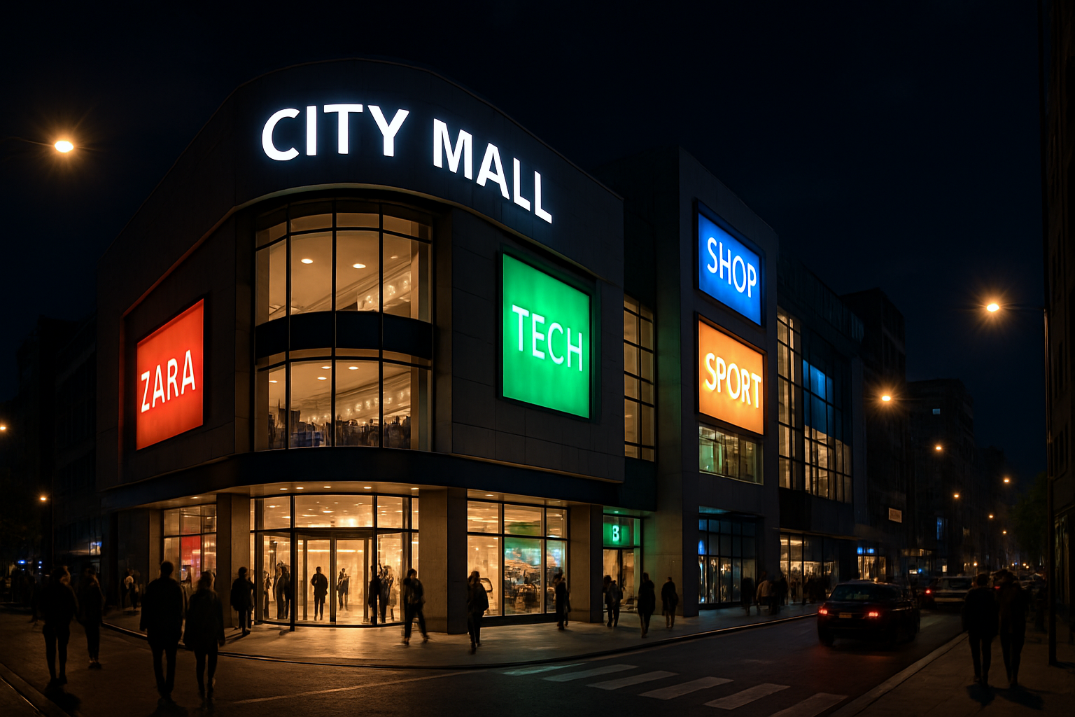 city mall